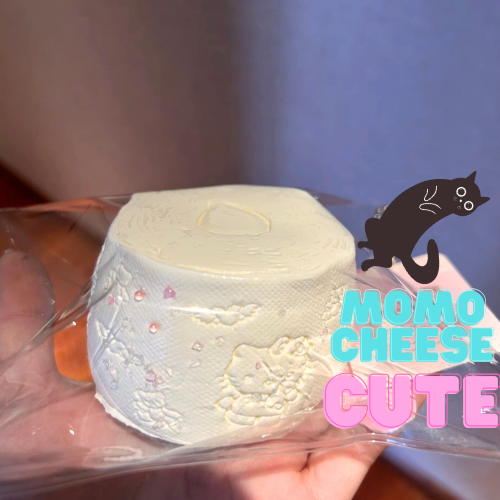 Cute Kitty Toilet Paper Squishy Toy Made of Food-Grade Silicone