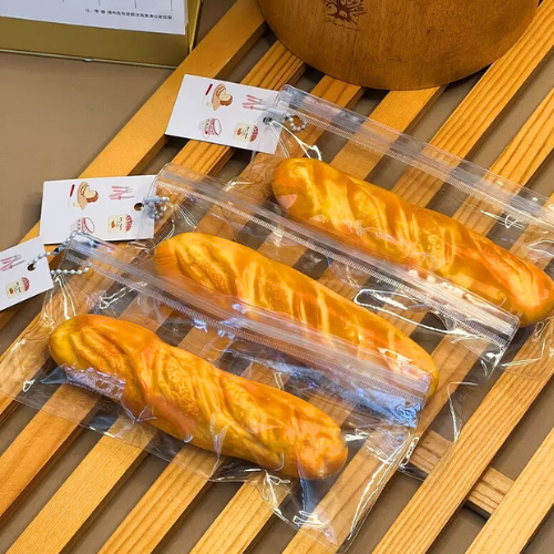Viral Bestseller Realistic Baguette Food Grade Silicone Squishy Stress Relief Toy